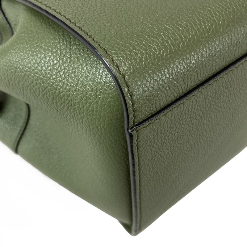 Loewe Handbag Hammock Drawstring Ring Bag Mini Khaki