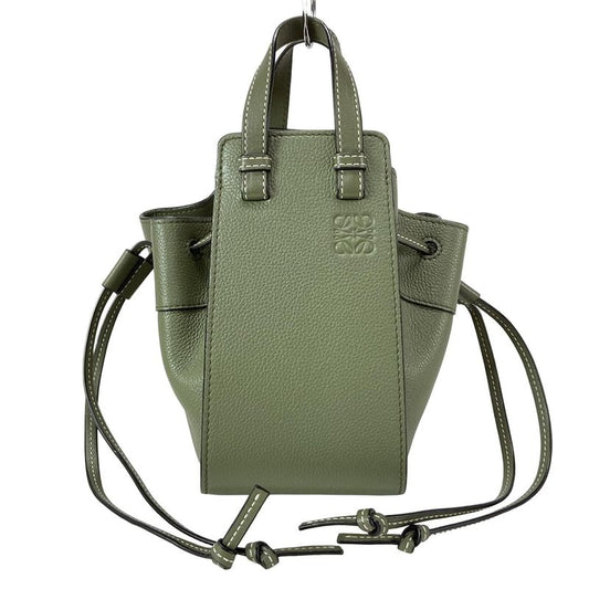 Loewe Handbag Hammock Drawstring Ring Bag Mini Khaki