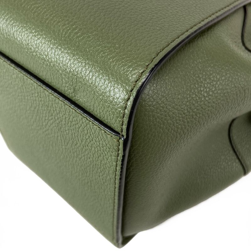 Loewe Handbag Hammock Drawstring Ring Bag Mini Khaki