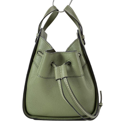 Loewe Handbag Hammock Drawstring Ring Bag Mini Khaki