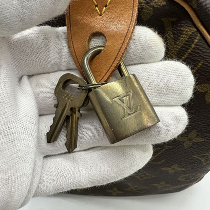 Louis Vuitton M41522 Speedy 40 (old) Handbag With Key Monogram Travel Women Men