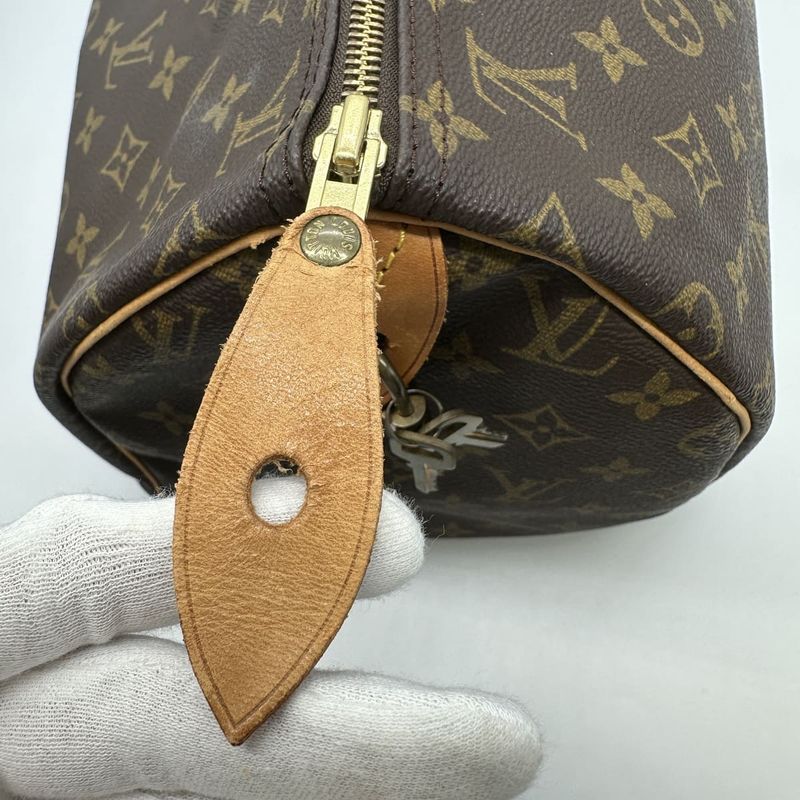 Louis Vuitton M41522 Speedy 40 (old) Handbag With Key Monogram Travel Women Men