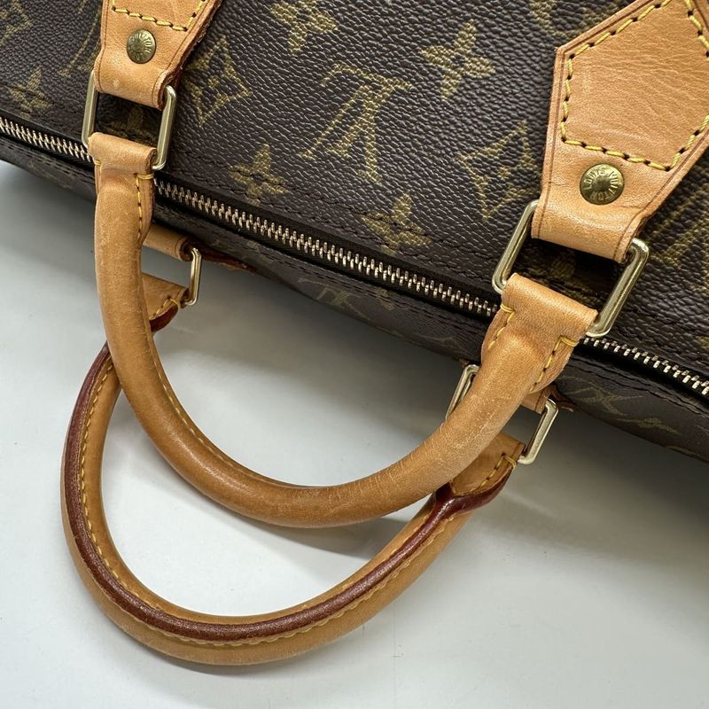 Louis Vuitton M41522 Speedy 40 (old) Handbag With Key Monogram Travel Women Men