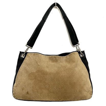 Bottega Veneta Shoulder Bag - Beige And Black Leather