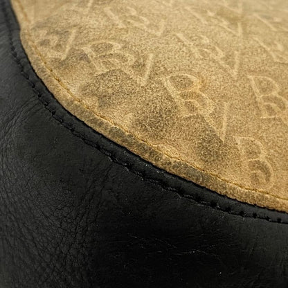 Bottega Veneta Shoulder Bag - Beige And Black Leather