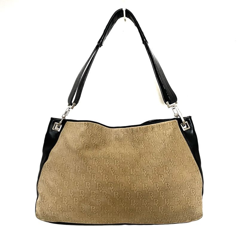 Bottega Veneta Shoulder Bag - Beige And Black Leather