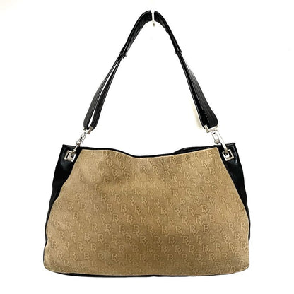 Bottega Veneta Shoulder Bag - Beige And Black Leather