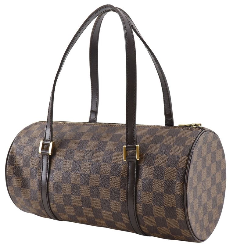 Louis Vuitton Papillon N51304 Damier Canvas Brown Women's Handbag