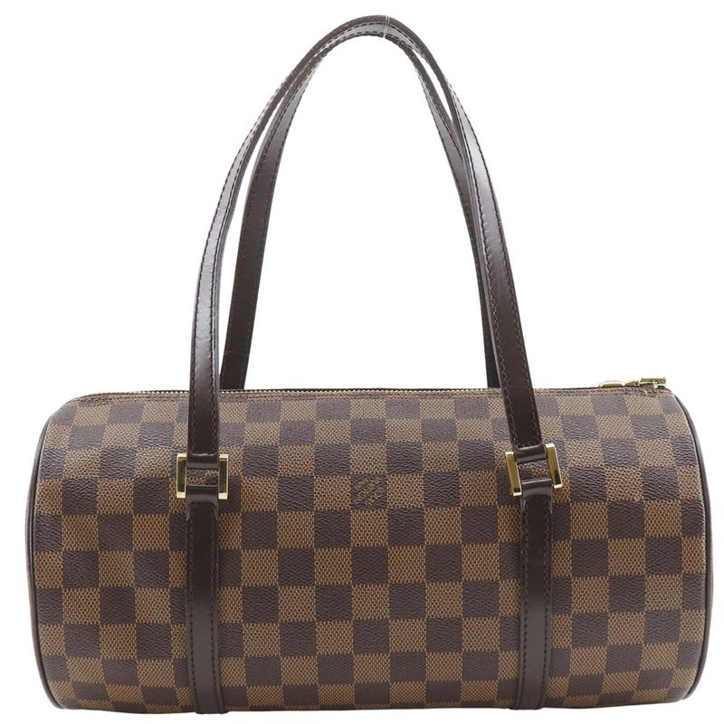 Louis Vuitton Papillon N51304 Damier Canvas Brown Women's Handbag