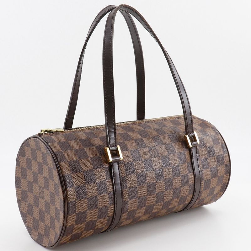 Louis Vuitton Papillon N51304 Damier Canvas Brown Women's Handbag