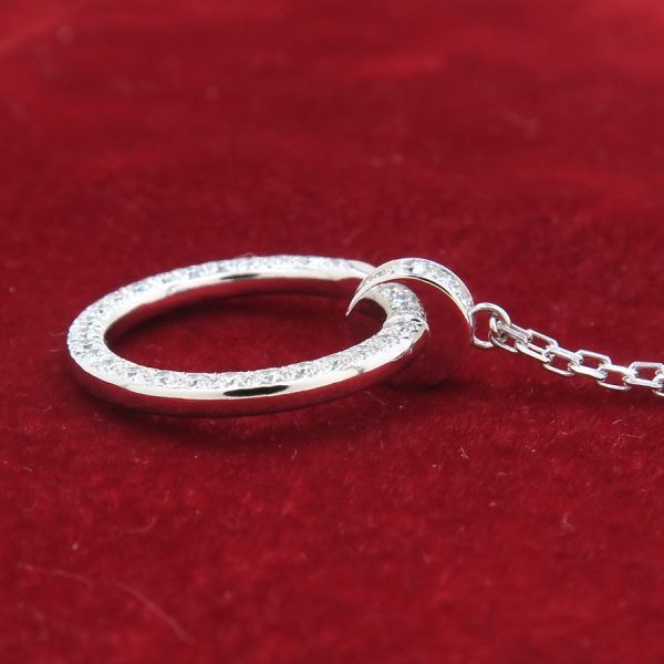 Cartier Juste Un Clou Diamond Necklace [none Fee Gift Wrapping] [grade A