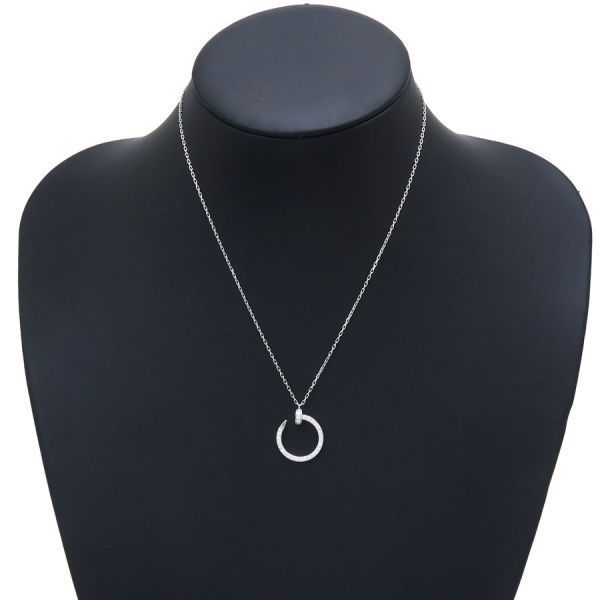 Cartier Juste Un Clou Diamond Necklace [none Fee Gift Wrapping] [grade A