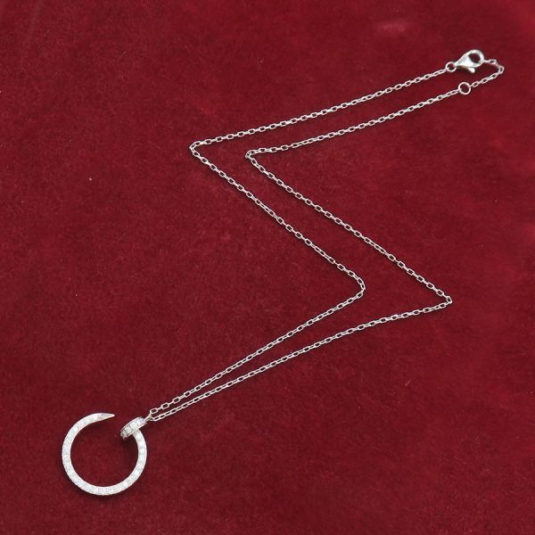 Cartier Juste Un Clou Diamond Necklace [none Fee Gift Wrapping] [grade A