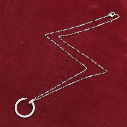 Cartier Juste Un Clou Diamond Necklace [none Fee Gift Wrapping] [grade A