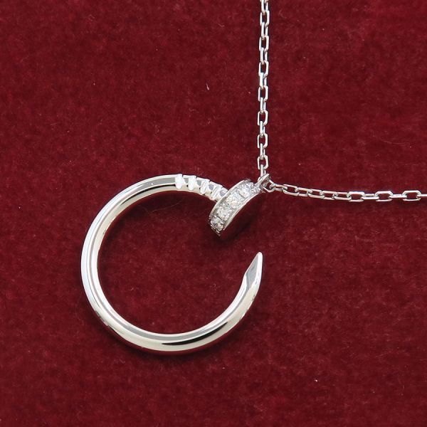 Cartier Juste Un Clou Diamond Necklace [none Fee Gift Wrapping] [grade A