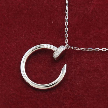 Cartier Juste Un Clou Diamond Necklace [none Fee Gift Wrapping] [grade A