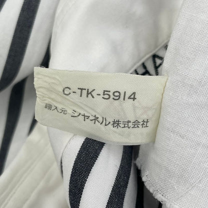 Chanel Shirt Long Sleeves Checkered White And Black