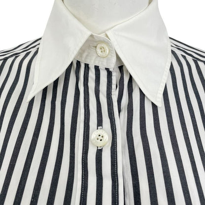 Chanel Shirt Long Sleeves Checkered White And Black
