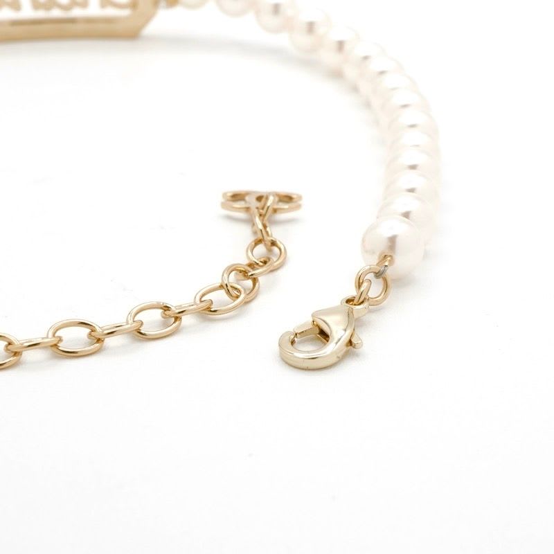 Chanel Necklace Choker Gold Coco Mark Logo Pearl Rhinestone