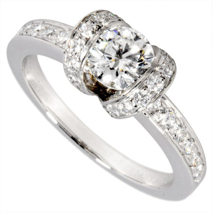 Tiffany & Co Tiffany & Co Ribbon Ring Rings Diamond 047ct Approx 9 Pt950 53g