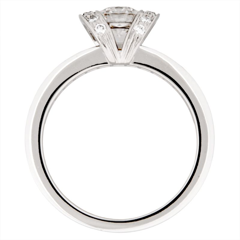 Tiffany & Co Tiffany & Co Ribbon Ring Rings Diamond 047ct Approx 9 Pt950 53g