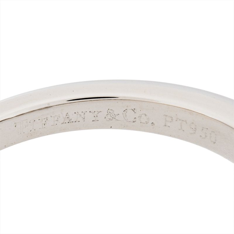 Tiffany & Co Tiffany & Co Ribbon Ring Rings Diamond 047ct Approx 9 Pt950 53g