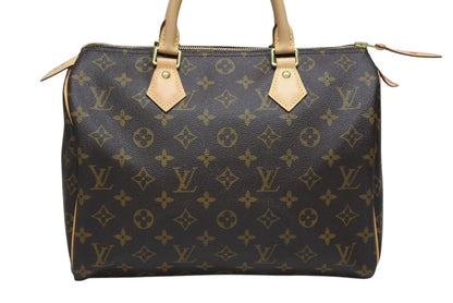 Louis Vuitton Speedy 30 Handbag Monogram Canvas Brown — view 2
