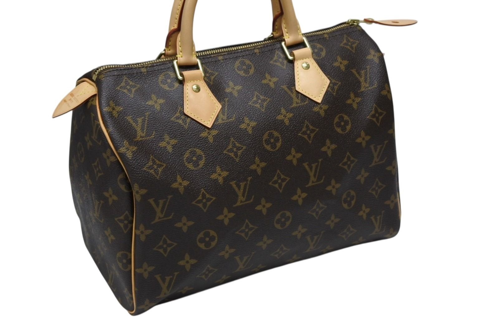 Louis Vuitton Speedy 30 Handbag Monogram Canvas Brown — view 4