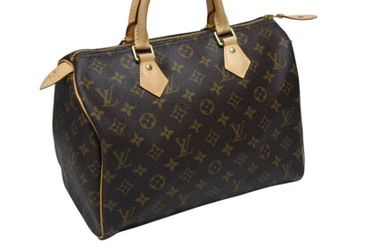 Louis Vuitton Speedy 30 Handbag Monogram Canvas Brown — view 4