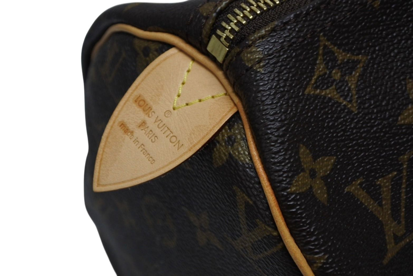 Louis Vuitton Speedy 30 Handbag Monogram Canvas Brown — view 5