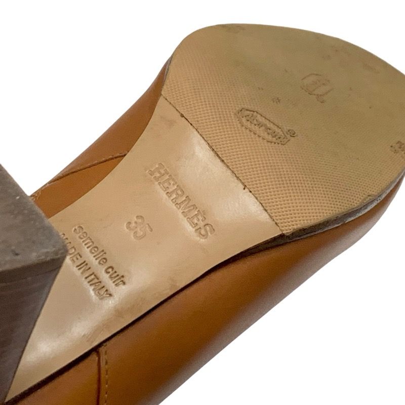 Hermes Saint Germain Boots Short Boots Shoes Leather Brown Silver Kelly Hardware