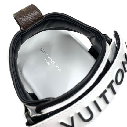 Louis Vuitton Pool Pillow Line Sandals Shoes Leather White Black White Unused