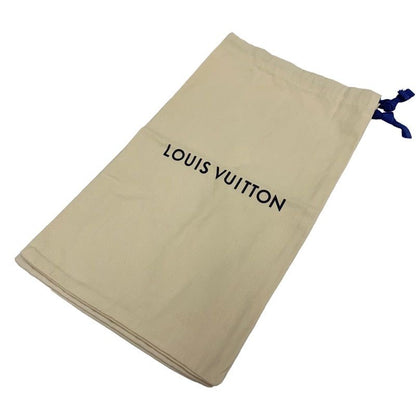 Louis Vuitton Lock It Line Sandals Shoes Leather Brown Gold Logo Strap