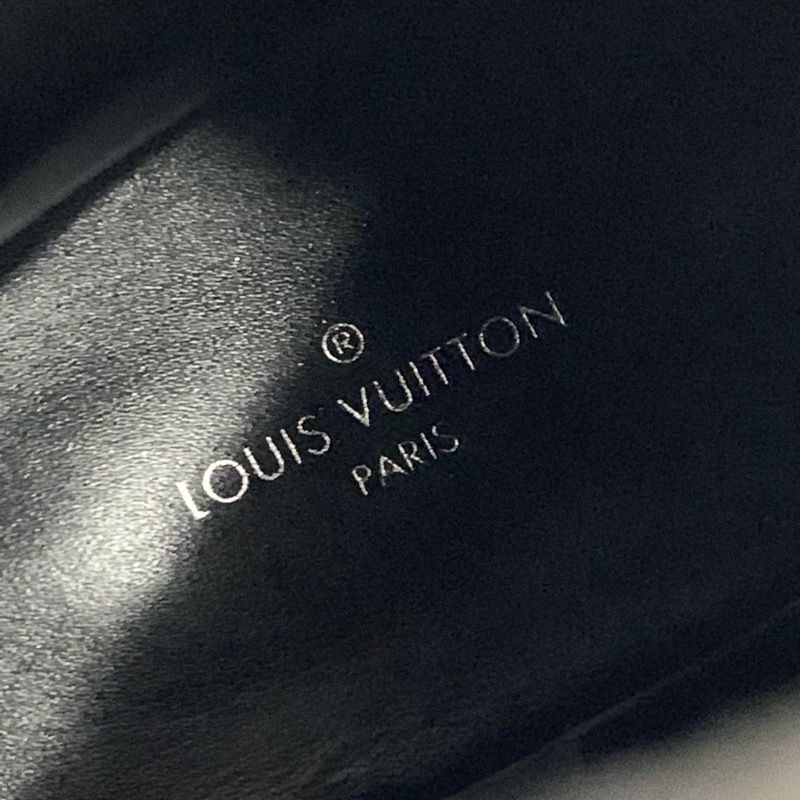 Louis Vuitton Laurie Line Monogram Boots Short Boots Shoes Leather Suede Black