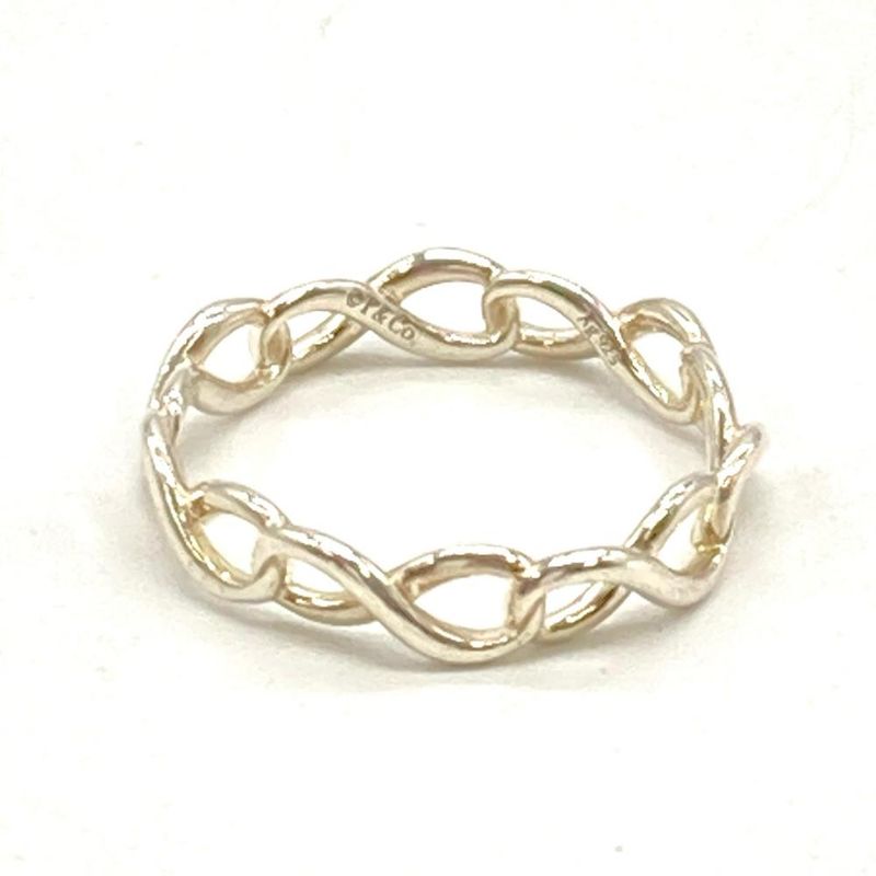 Tiffany & Co Tiffany & Co Infinity Ring Approx Size 10 Sv925 13g Silver Ladies