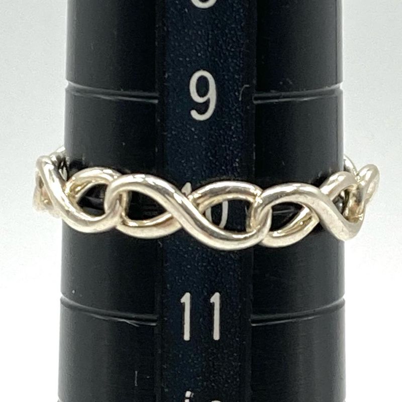 Tiffany & Co Tiffany & Co Infinity Ring Approx Size 10 Sv925 13g Silver Ladies