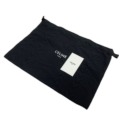 Celine Leo Sandals Shoes Leather Black White Sports Sandals Logo Velcro