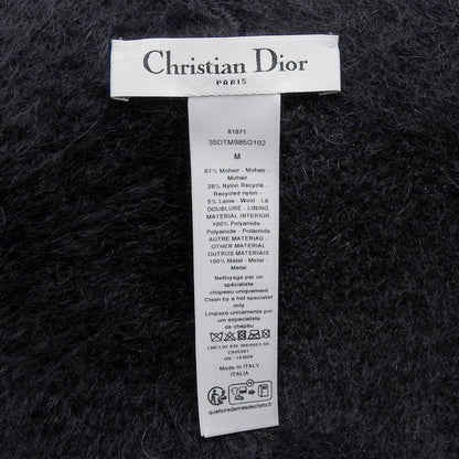 Christian DIOR 35dtm985g102 Mohair Mix CD Logo Hardware Bucket Hat Black M