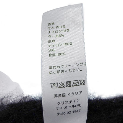 Christian DIOR 35dtm985g102 Mohair Mix CD Logo Hardware Bucket Hat Black M