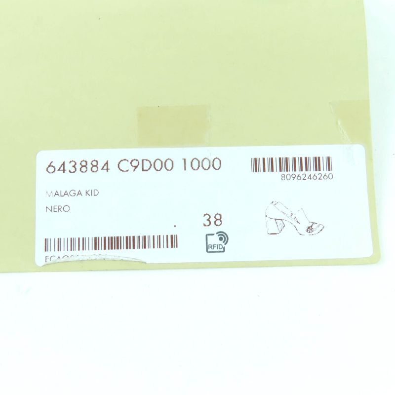 Gucci 643884 Malaga KID NERO Horsebit Mid Heel Leather Pumps Gold Hardware 38