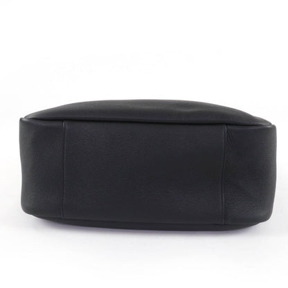 Saint Laurent Paris 753837 LE 5 A 7 Soft Large Leather Shoulder Bag Black Gold