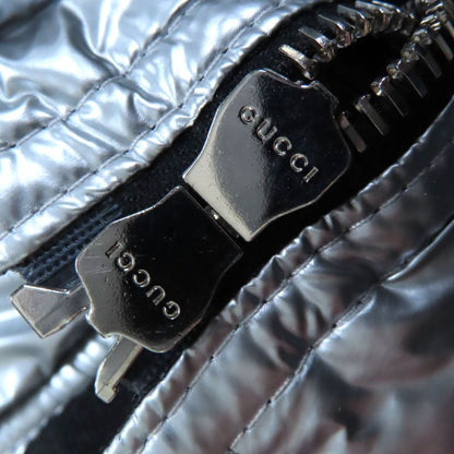 Gucci 24SS Resort Collection Metallic Runway Worn Zip Up Long Coat Silver 36