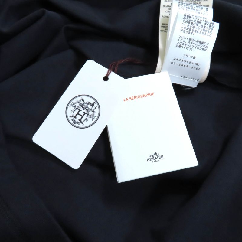 Hermes 24SS 4e4530da Della Cavalleria 100% Cotton Crew Neck Short Sleeve