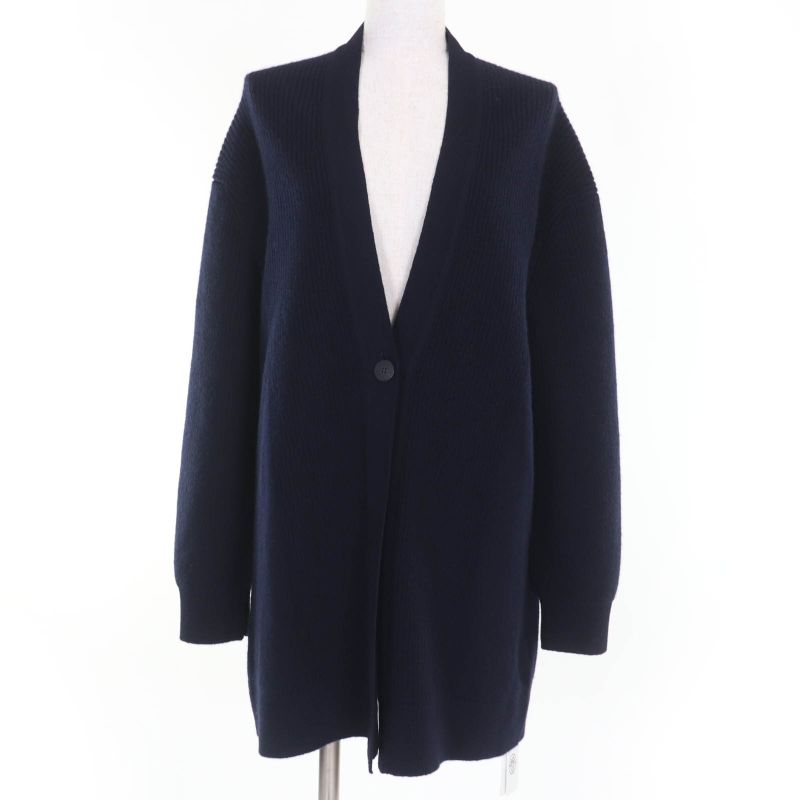 Hermes 2702d1 24AW 100% Cashmere Serie Buttons Long Sleeves Knitted Cardigan