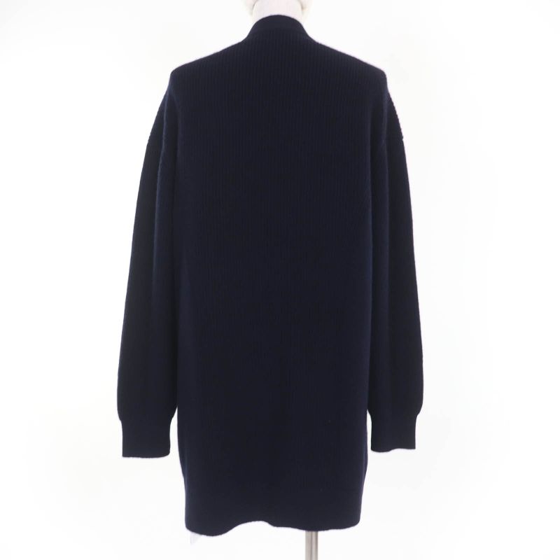 Hermes 2702d1 24AW 100% Cashmere Serie Buttons Long Sleeves Knitted Cardigan