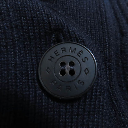 Hermes 2702d1 24AW 100% Cashmere Serie Buttons Long Sleeves Knitted Cardigan