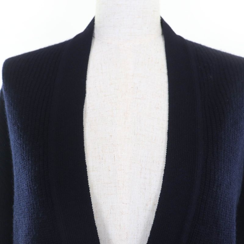 Hermes 2702d1 24AW 100% Cashmere Serie Buttons Long Sleeves Knitted Cardigan