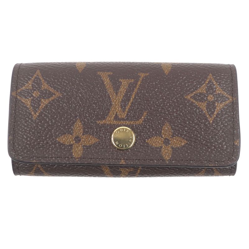 Louis Vuitton M69517 Multicles 4 Monogram Leather Trifold 4 Key Case Brown With