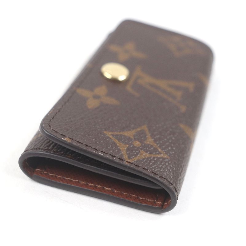 Louis Vuitton M69517 Multicles 4 Monogram Leather Trifold 4 Key Case Brown With