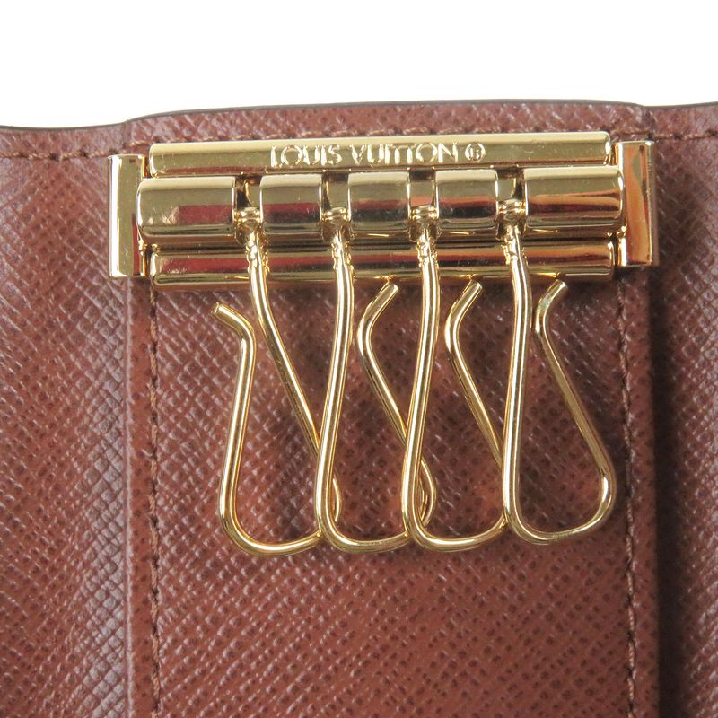 Louis Vuitton M69517 Multicles 4 Monogram Leather Trifold 4 Key Case Brown With